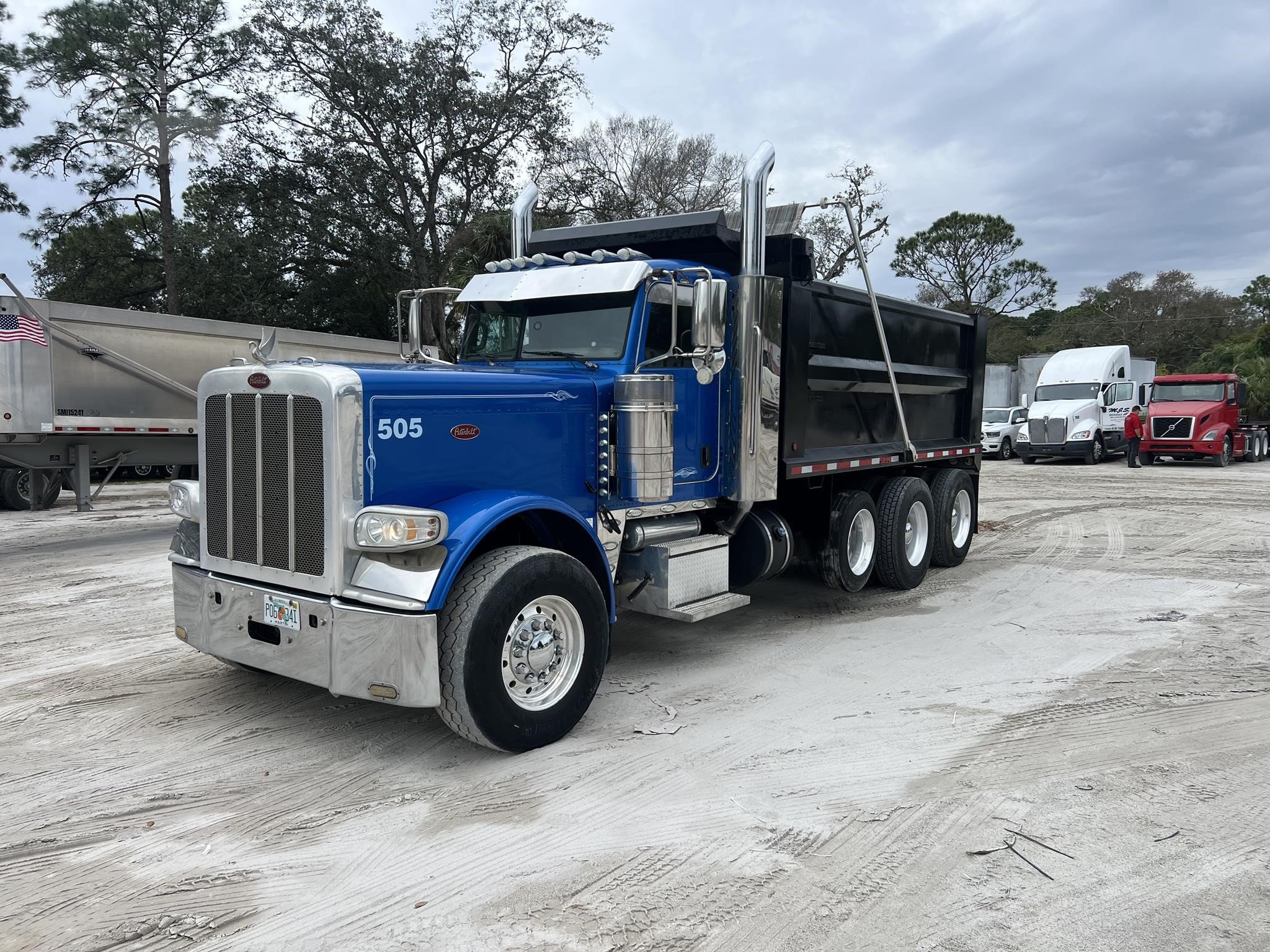 2020 Peterbilt 389 Tri-Axle Dump Truck