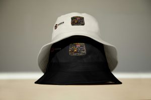 “Built To Last” Branded Cap Beanie Black + White